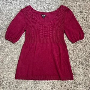 Apt. 9 Women's babydoll in Rich Burgundy